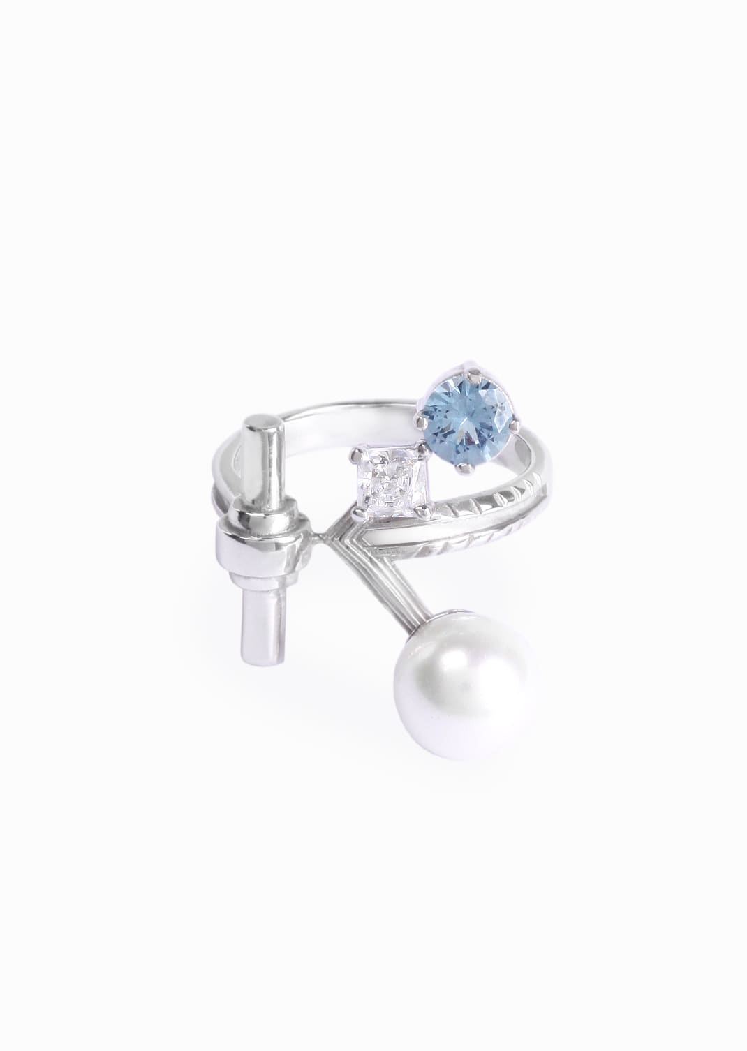 Knot Pearl 2 Ring